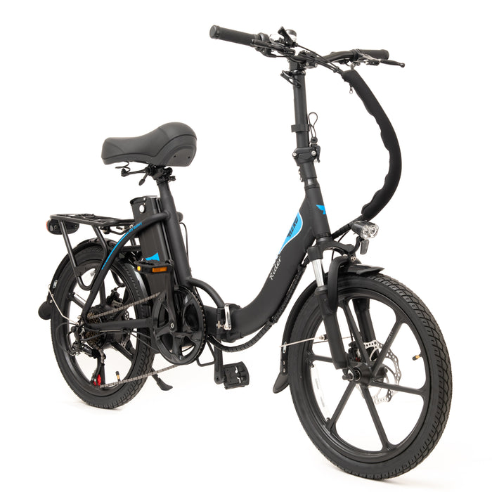Aero Rider Low-Step Folding Electric Bike - Vforce Wheels