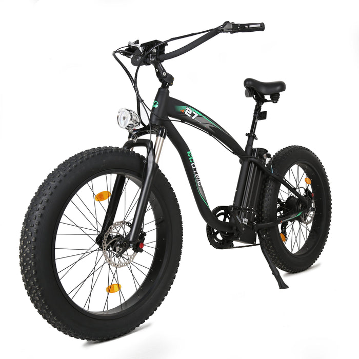 Ecotric - UL Certified Hammer Electric Fat Tire Beach Snow Bike - Vforce Wheels