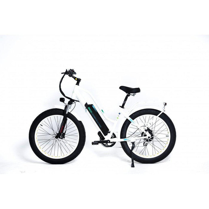 Green Bike EM26 Cruiser Step-Thru Electric Bike - HF261F - Vforce Wheels