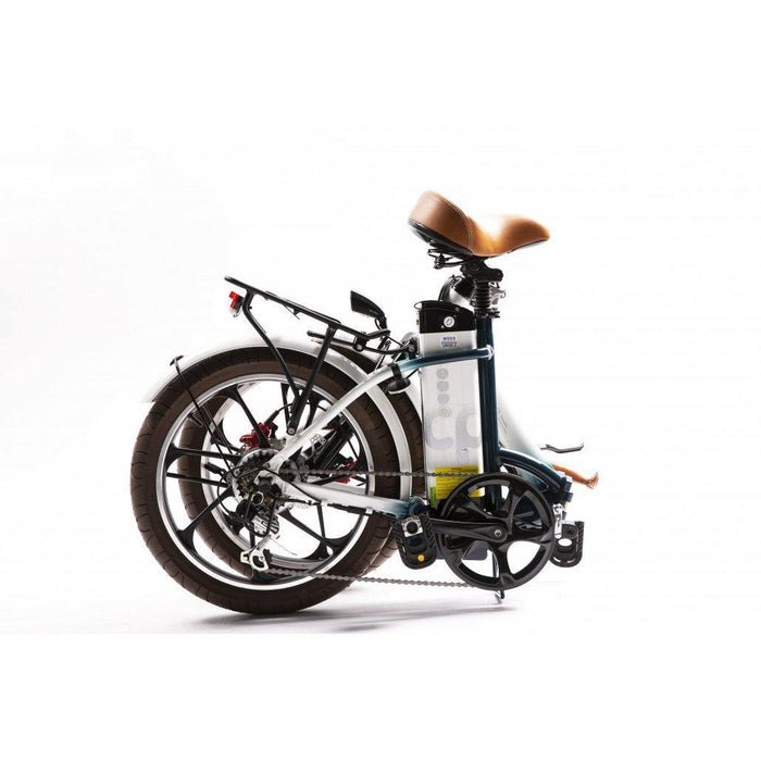 Green Bike Electric City Premium Folding Electric Bike - Premium - Vforce Wheels
