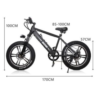 NAKTO Fat Tire Electric Bike Discovery - DIS200025 - Vforce Wheels