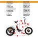 (PRE-ORDER) Eunorau NEW-TRIKE 48V 500W 20'' Step-Through Fat-Tire Folding Electric Tricycle - Vforce Wheels