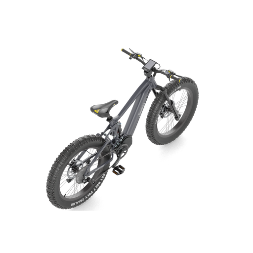 QuietKat Fat Tire Electric Mountain Bike, JEEP 7.5 - Vforce Wheels