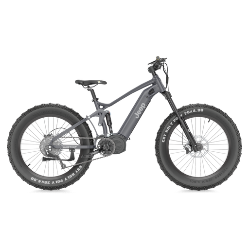 QuietKat Fat Tire Electric Mountain Bike, JEEP 7.5 - Vforce Wheels