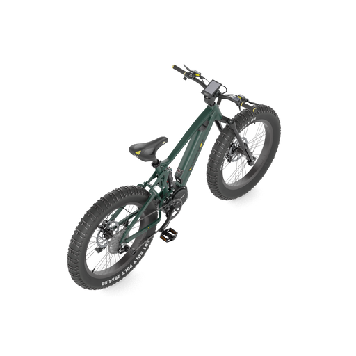 QuietKat Fat Tire Electric Mountain Bike, RIDGERUNNER - Vforce Wheels
