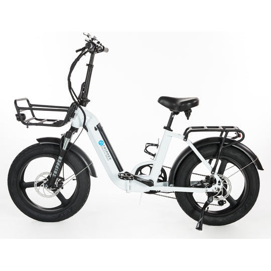 Tripper Electric Bikes FoldX Premium - Upgraded Folding Ebike - Vforce Wheels