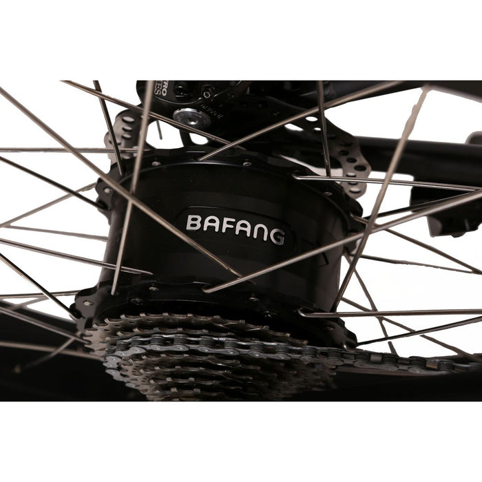 X-Treme Boulderado 48 Volt Fat Tire Step-Through Electric Mountain Bicycle - Vforce Wheels